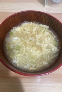 中華料理のお供に　絶品卵スープ