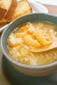 【ZENB】マメロニの簡単具沢山スープ♪