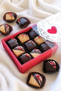 バレンタインに☆チョコレートクッキー。