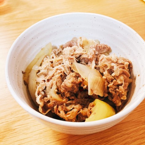 牛丼 〜肉のハナマサ材料と炊飯器で作る〜