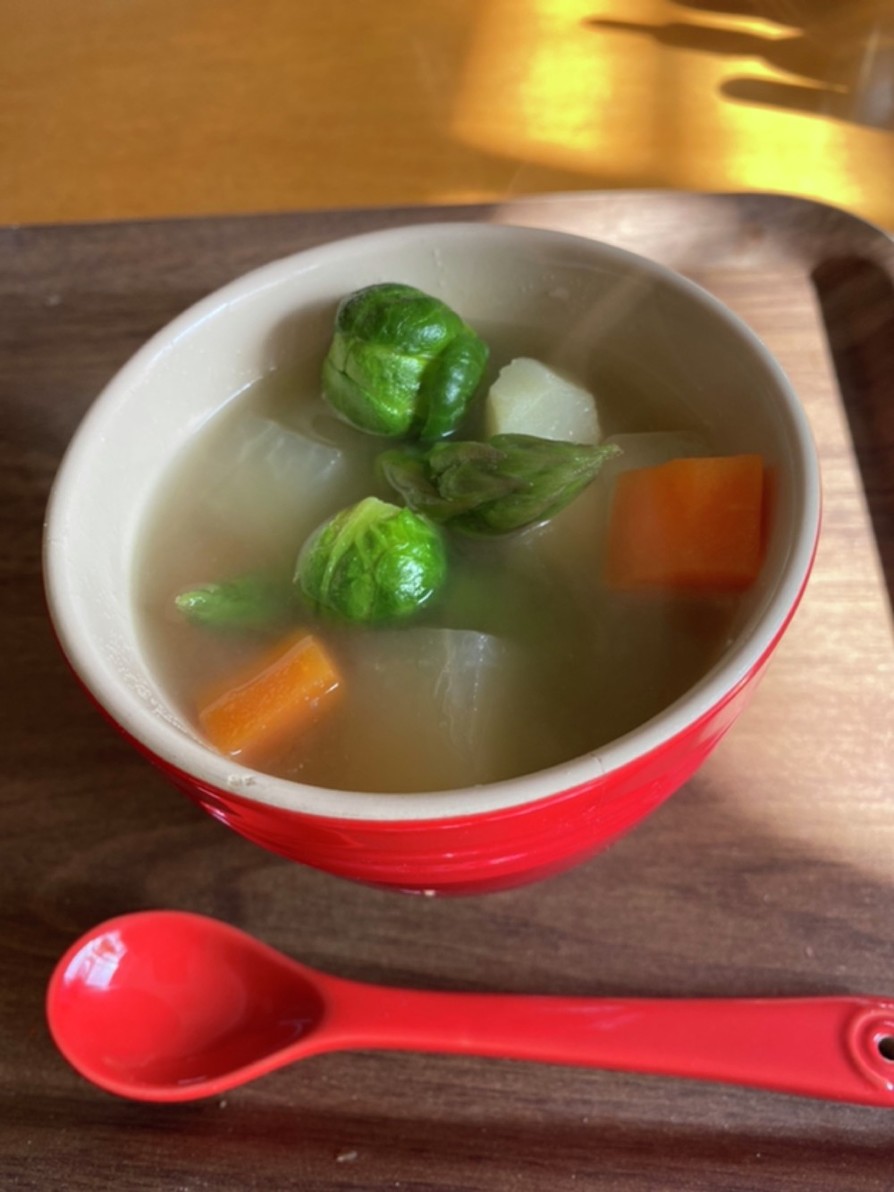芽キャベツスープの画像