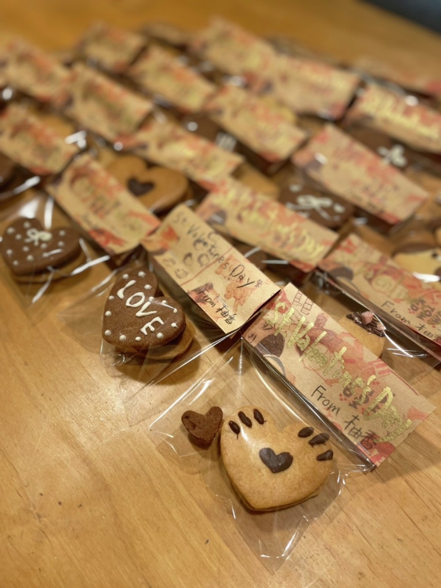 バレンタインの生チョコサンドクッキーの画像