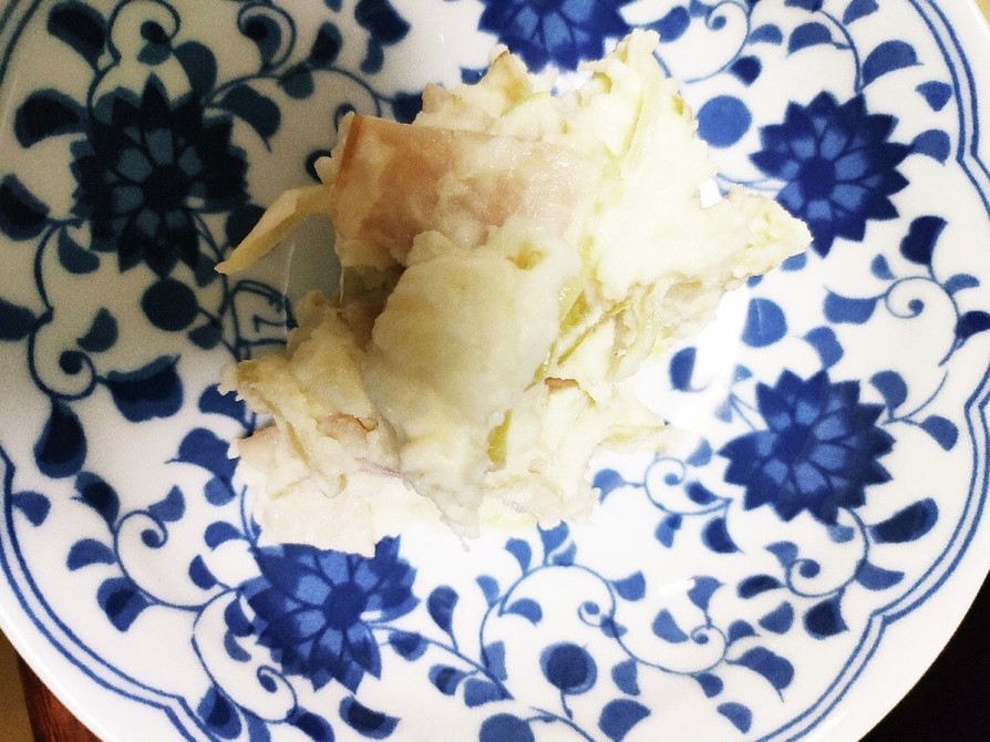 牛乳多めのハムポテトサラダの画像