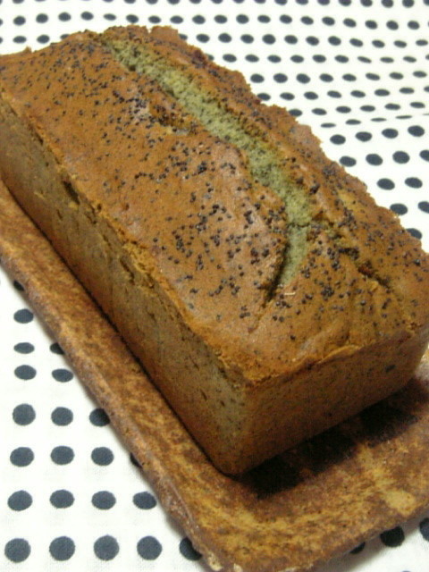 黒豆＆栗＆よもぎの米粉パウンドケーキの画像