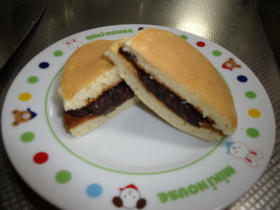 ホットケーキミックスで超簡単♪どらやき♪