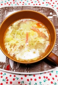 冷凍野菜を使った簡単とろーり野菜スープ