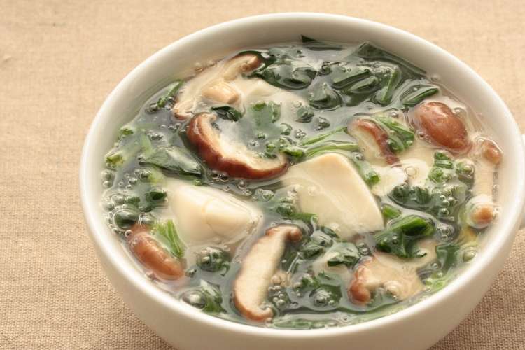 夜食に ほうれん草と豆腐の中華スープ レシピ 作り方 By 西村秋保 クックパッド 簡単おいしいみんなのレシピが366万品