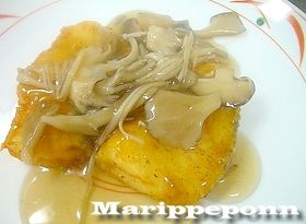 白身魚のきのこあんかけ