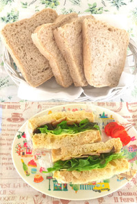 カンパーニュ食パンとBLCサンド