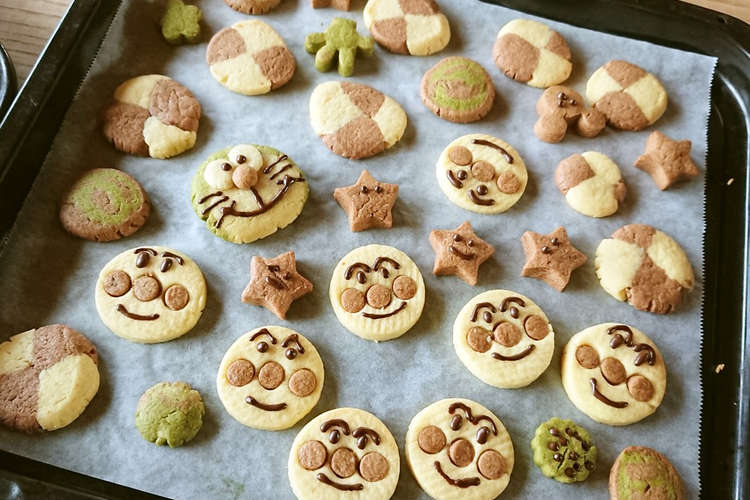 アンパンマン ドラえもんetcクッキー レシピ 作り方 By はまけん時々厨房へ クックパッド 簡単おいしいみんなのレシピが367万品