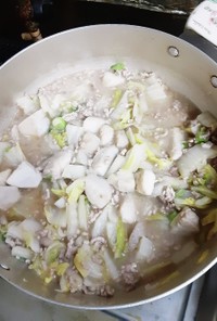 白菜と里芋のあんかけ風煮