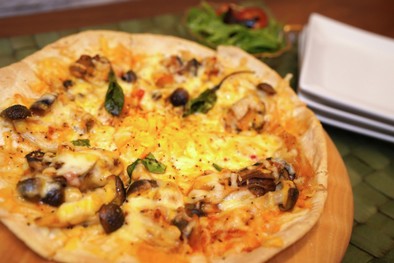 超カンタン♪牡蠣のラタトゥイユピザの写真