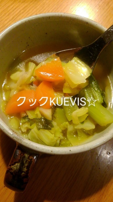 キクコの野菜スープの写真