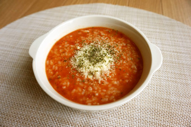 【朝食】トマトリゾットの写真