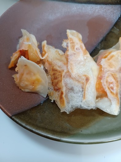 キムチジャガイモチーズ餃子の写真