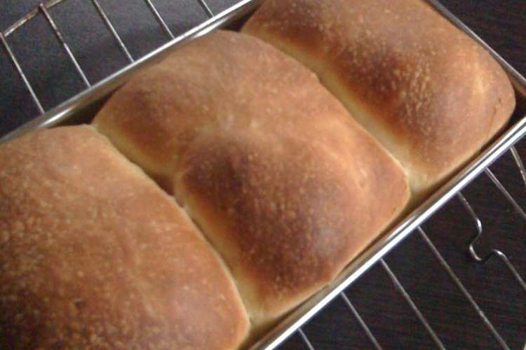 パウンドケーキ型のシンプル食パン風 レシピ 作り方 By Tora Mame クックパッド