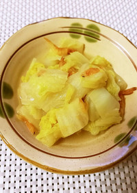 白菜と桜海老の中華炒め煮