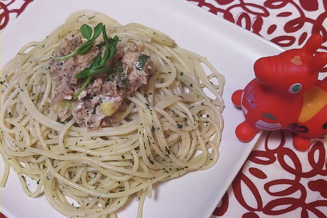 鯖缶使って 青しそ鯖フレークパスタ レシピ 作り方 By Yodare さん クックパッド 簡単おいしいみんなのレシピが379万品