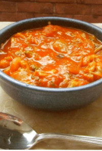 アンコウのトマトスープ仕立て
