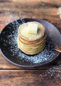 もっちり！食物繊維たっぷりパンケーキ！