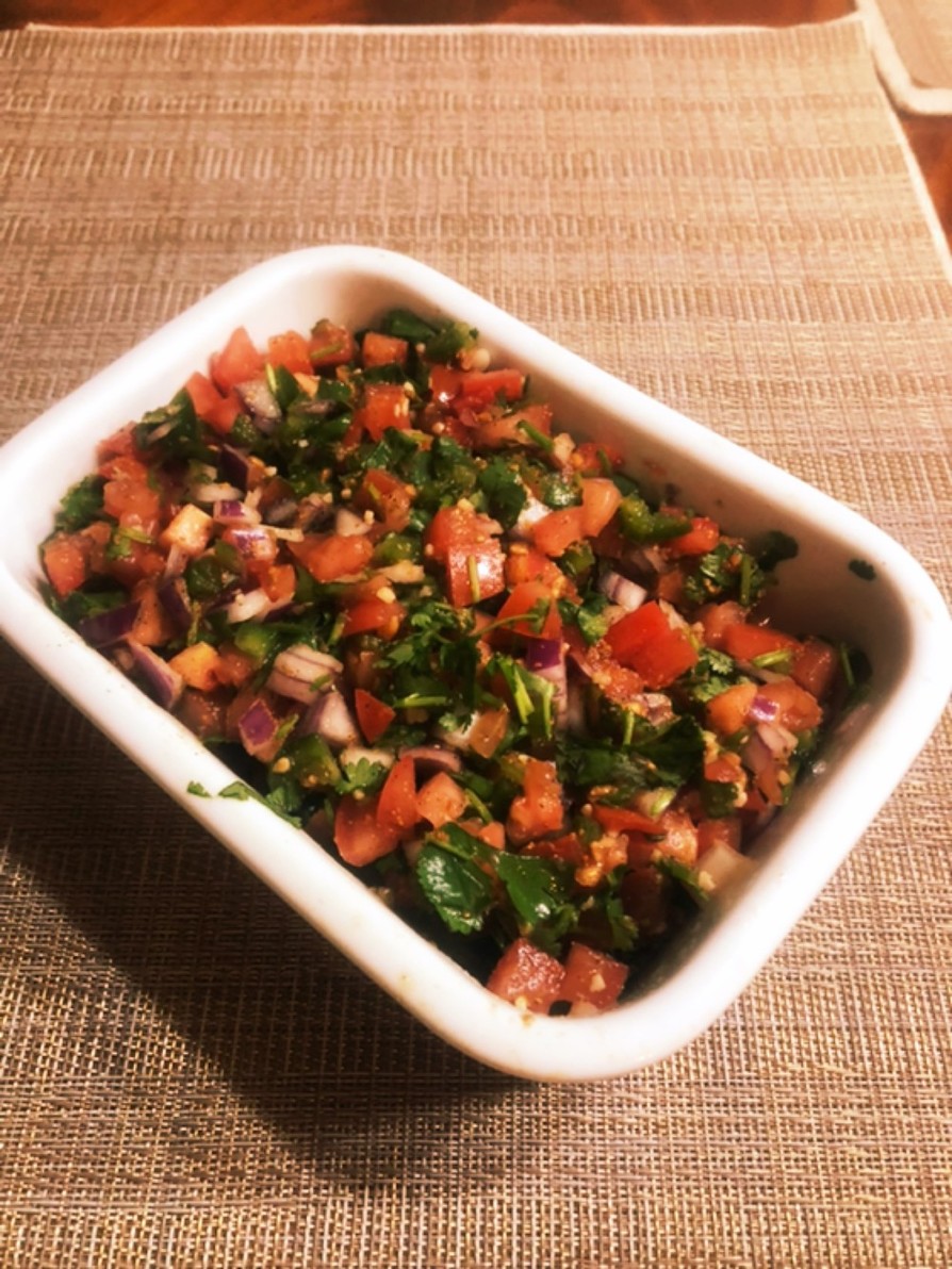 フレッシュトマトサルサのレシピ