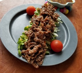 牛肉グル②~!!香味野菜♡旨ドレちゃん♡