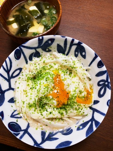 麦とろ飯風　長芋のオートミール粥の写真