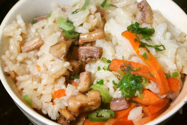 固いするめが変身 するめの炊き込みご飯 レシピ 作り方 By Easy17 クックパッド 簡単おいしいみんなのレシピが375万品