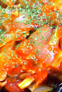 【至福の１品】『鶏肉のトマトクリーム煮』