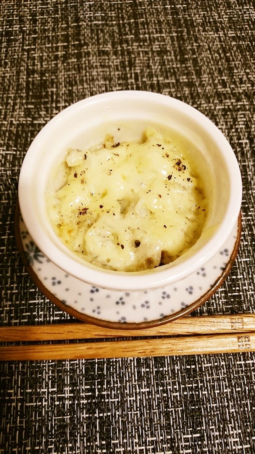 椎茸のしらすチーズ焼きの画像