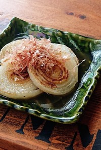 新玉ステーキ★麺つゆバターソース