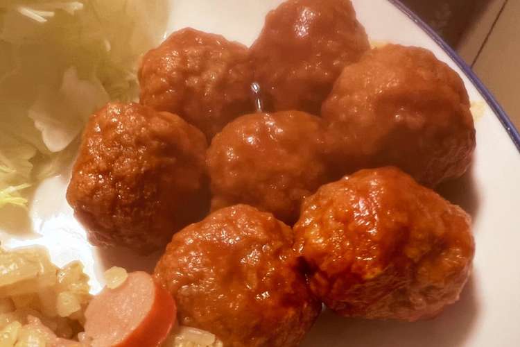 冷凍肉団子で簡単ミートボール レシピ 作り方 By Sanda Mama クックパッド 簡単おいしいみんなのレシピが375万品