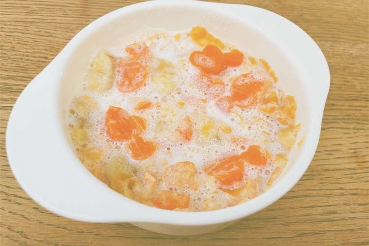 離乳食中期 コーンフレーク レシピ 作り方 By こばさんのレシピ クックパッド 簡単おいしいみんなのレシピが368万品