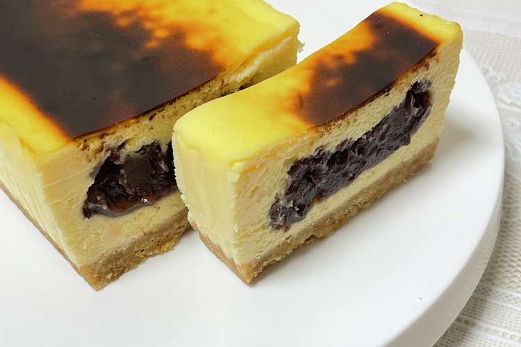 混ぜるだけで簡単 あんこチーズケーキ レシピ 作り方 By Mint クックパッド 簡単おいしいみんなのレシピが375万品