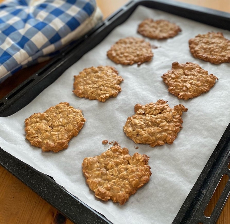消えるオートミールレーズンクッキーのレシピ
