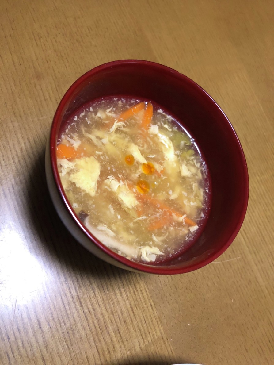 白菜でサンラータン風スープ覚書の画像