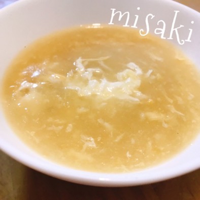超簡単☆コーン缶de中華風コーンスープの写真