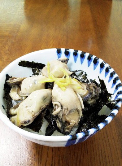 牡蠣のしぐれ煮丼の写真