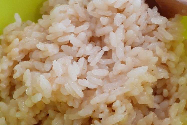 残った煮汁で炊き込みご飯 具無し レシピ 作り方 By もふうさ クックパッド 簡単おいしいみんなのレシピが365万品