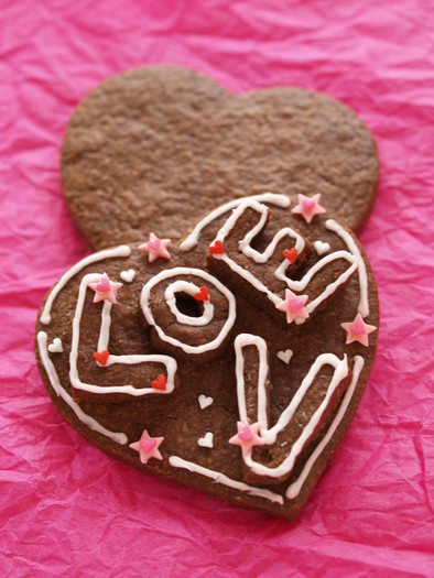 バレンタインに♥LOVEデコクッキーの写真