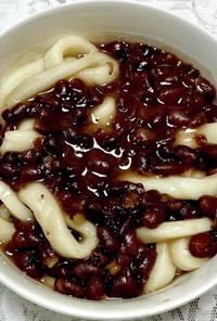 伊勢うどんDE！韓国風・小豆のカルグクス