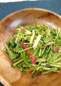 【野菜ソムリエ】京壬生菜のりんごサラダ