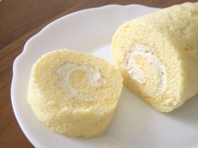 しっとり♪シフォンロールケーキ