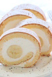 バナナロールケーキ