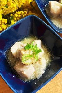 里芋と鶏肉の白味噌煮