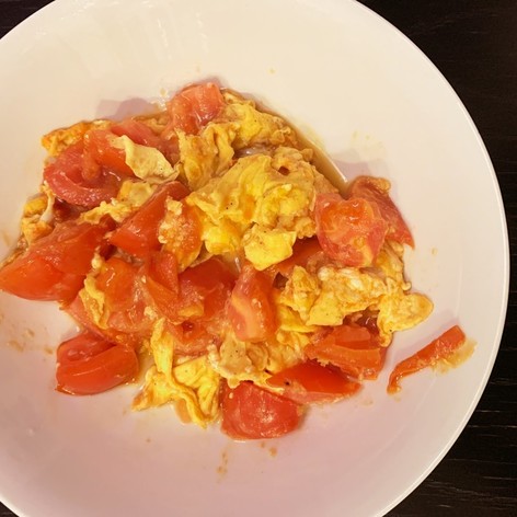 卵とトマトのふわふわ炒め