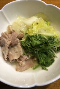 豚肉と白菜の柚子胡椒煮