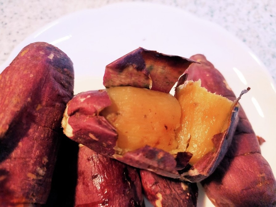 オーブントースターでワンランク上の焼芋の画像