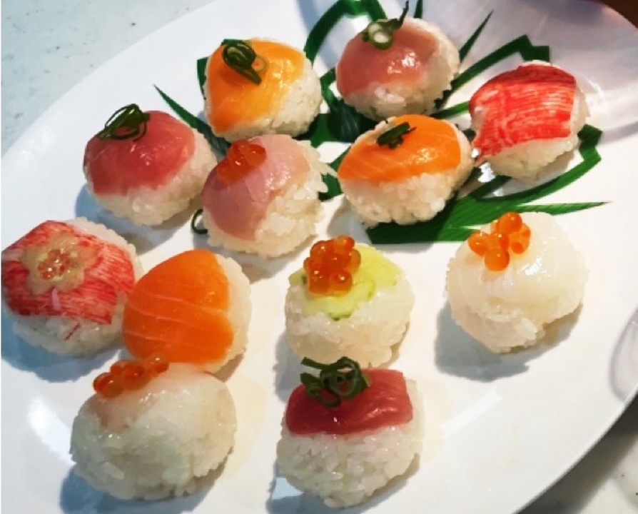 ひな祭りに　簡単！一口てまり寿司の画像