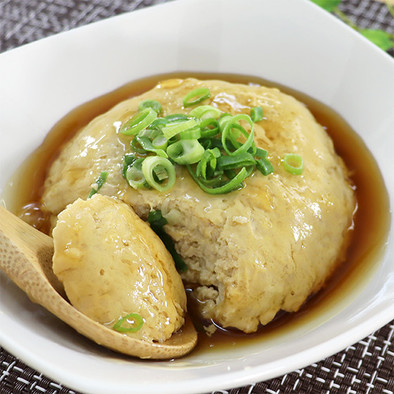 レンジで簡単！豆腐とひき肉のあんかけの写真